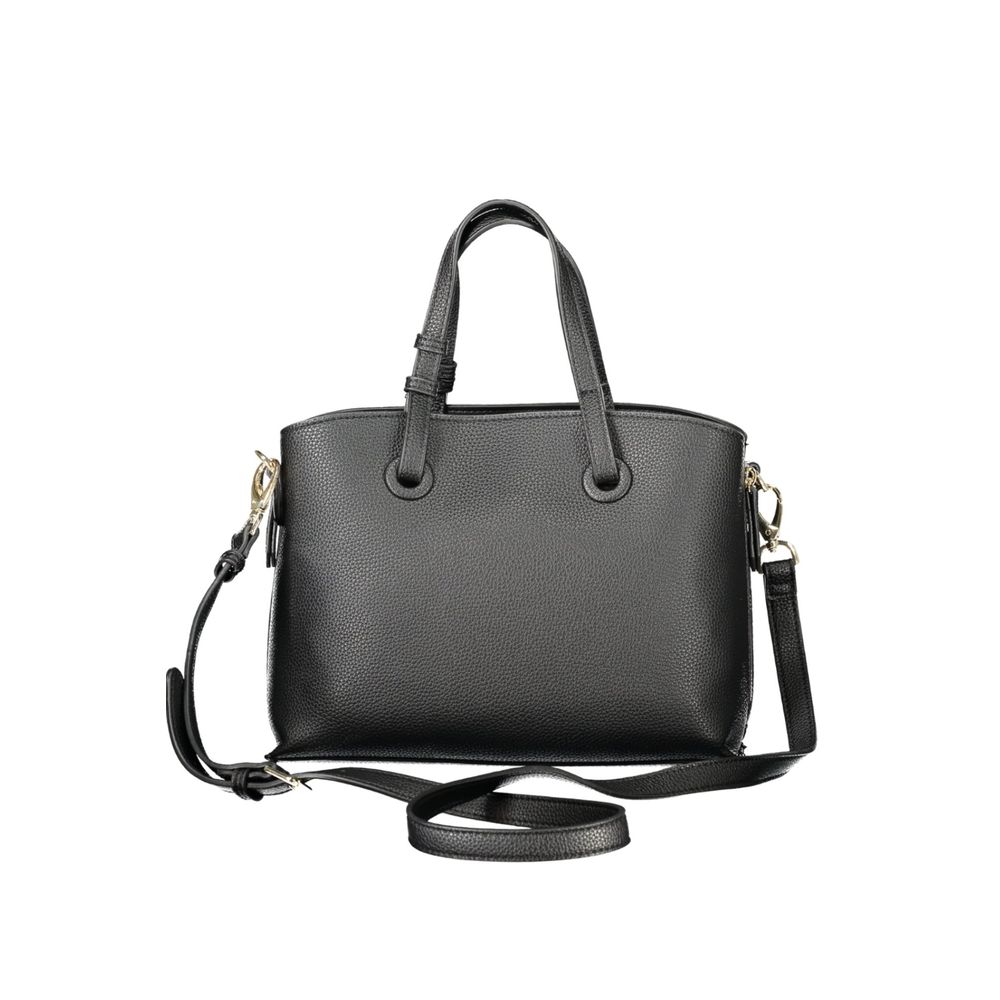 Mario Valentino Nero Polyurethane Women Handbag - ClickThatClicks 