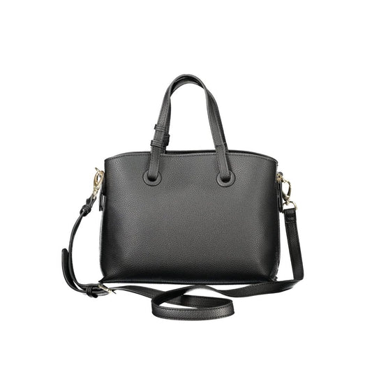 Mario Valentino Nero Polyurethane Women Handbag - ClickThatClicks 