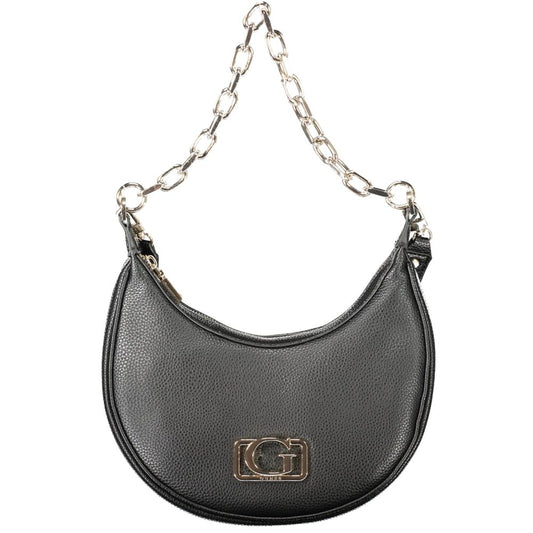 Guess Jeans Black Polyurethane Women's Handbag - ClickThatClicks 