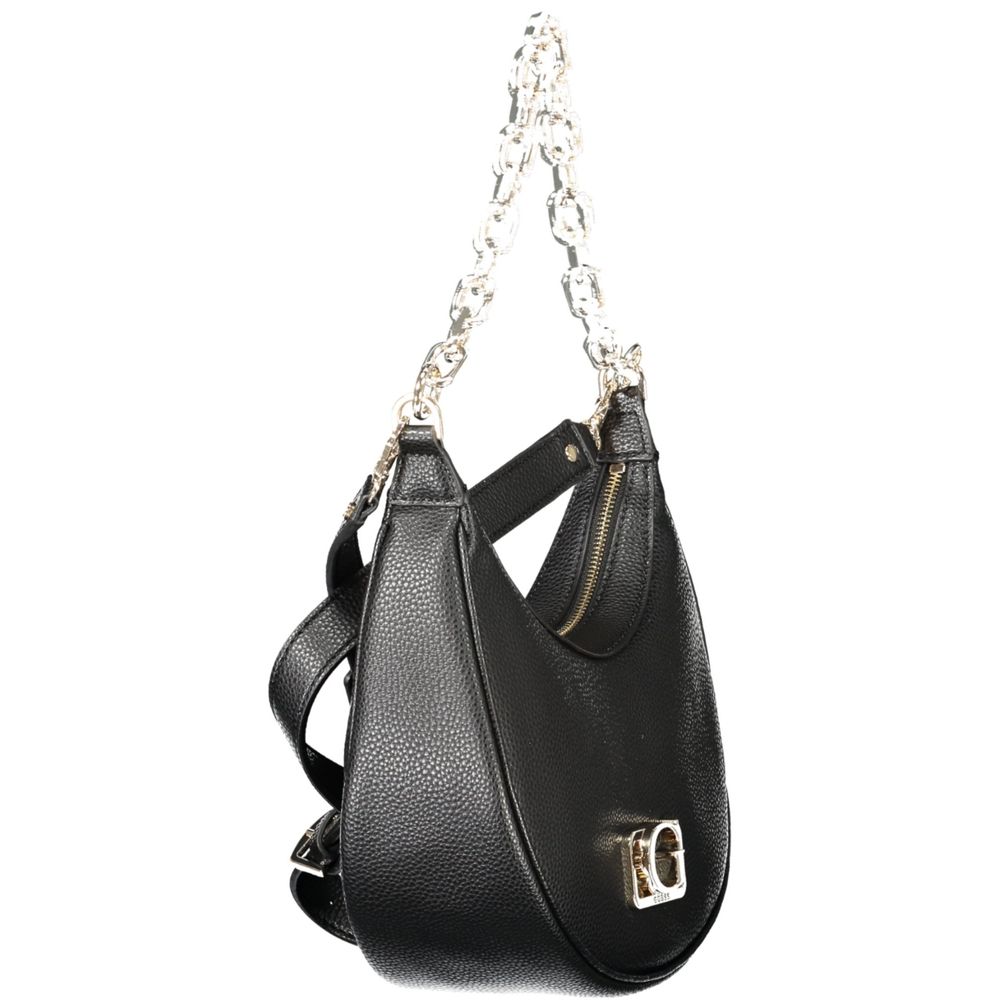 Guess Jeans Black Polyurethane Women's Handbag - ClickThatClicks 