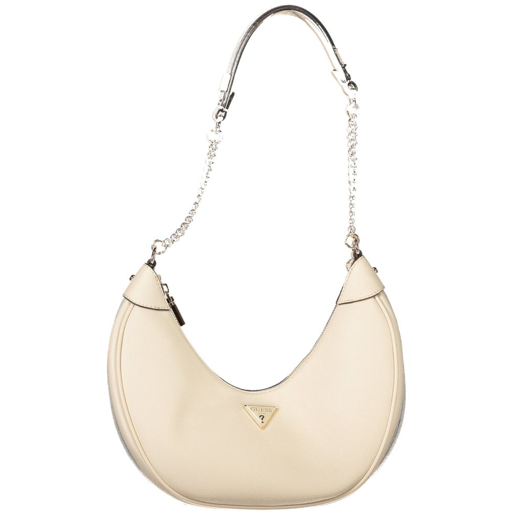 Guess Jeans Beige Polyurethane Women Handbag - ClickThatClicks 