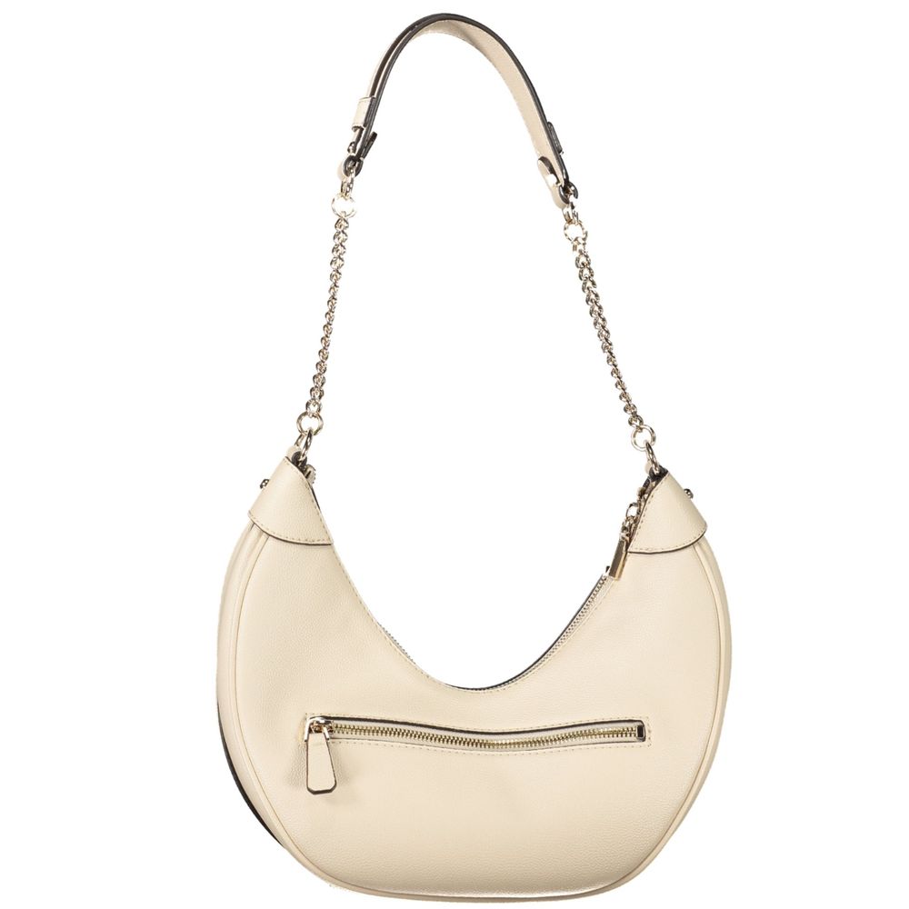 Guess Jeans Beige Polyurethane Women Handbag - ClickThatClicks 