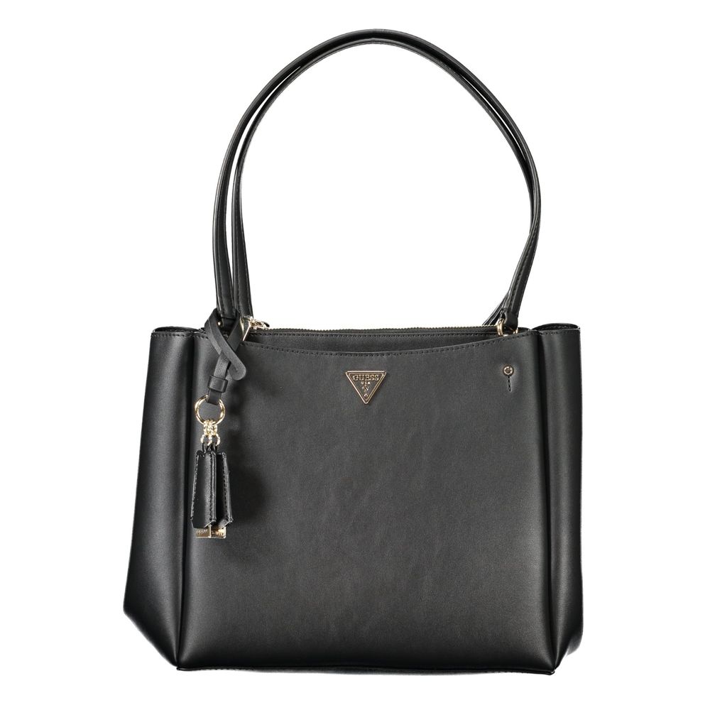 Guess Jeans Nero Poliuretano Women Handbag - ClickThatClicks 