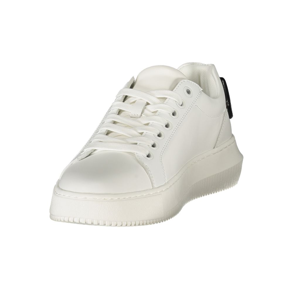 Calvin Klein Bianco Polyurethane Women Sneaker - ClickThatClicks 