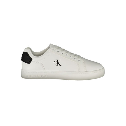 Calvin Klein Bianco Poliuretano Men Sneaker - ClickThatClicks 