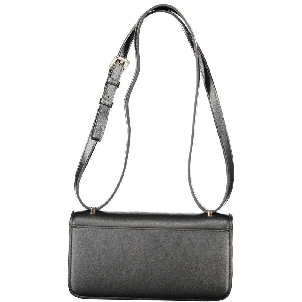Mario Valentino Nero Poliuretano Woman Shoulder Bag - ClickThatClicks 