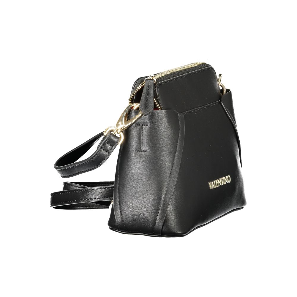 Mario Valentino Nero Polyurethane Women Shoulder Bag - ClickThatClicks 