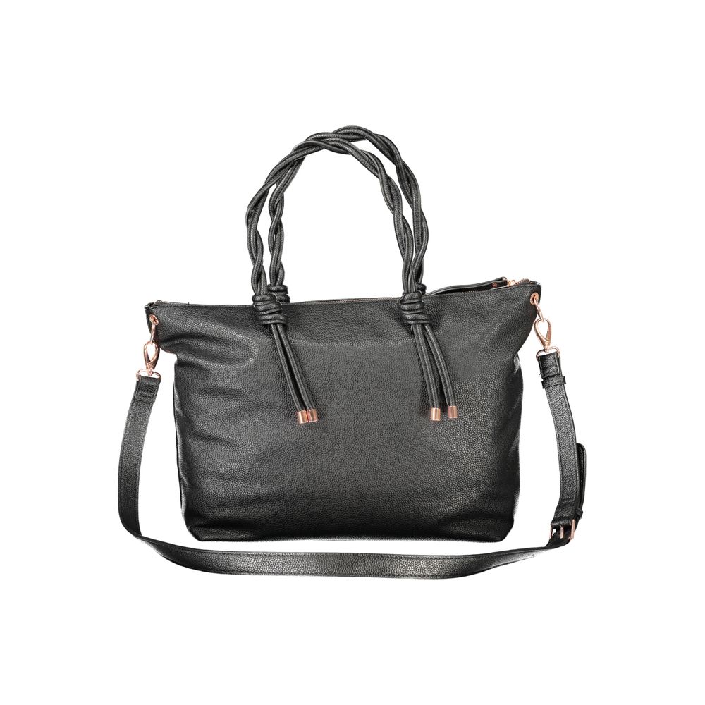 Mario Valentino Nero Poliuretano Women Handbag - ClickThatClicks 