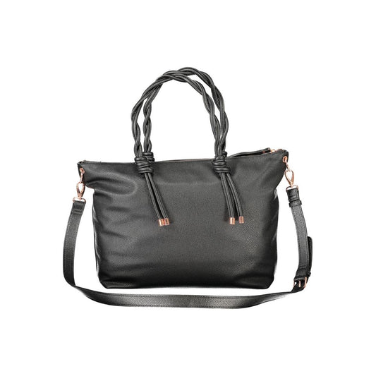 Mario Valentino Nero Poliuretano Women Handbag - ClickThatClicks 