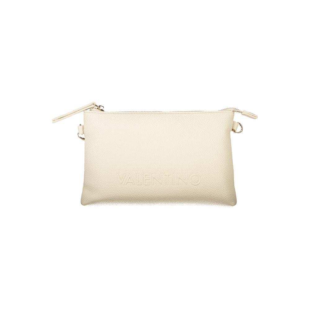 Mario Valentino Beige Polyurethane Women Handbag - ClickThatClicks 