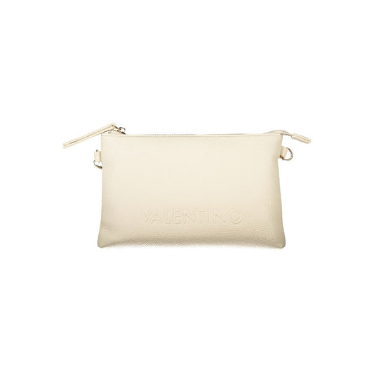 Mario Valentino Beige Polyurethane Women Handbag - ClickThatClicks 