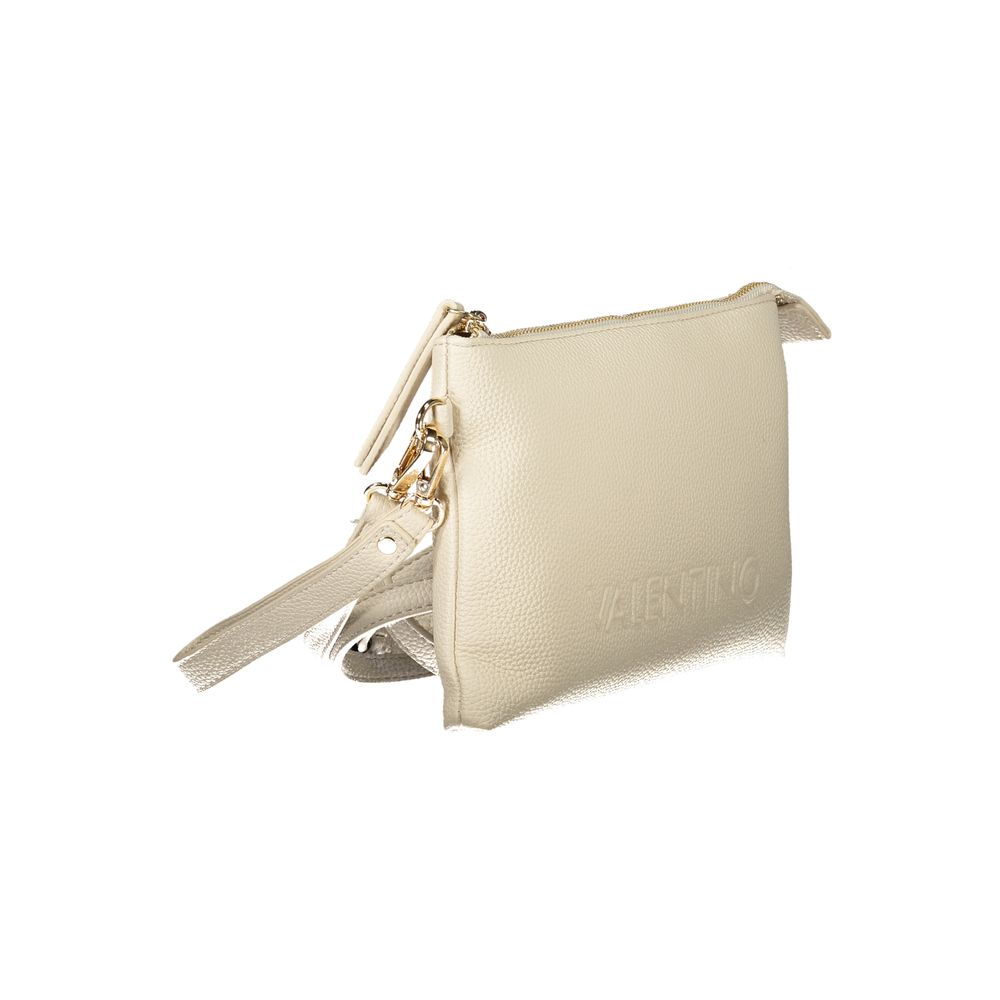 Mario Valentino Beige Polyurethane Women Handbag - ClickThatClicks 