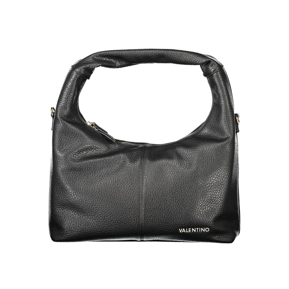 Mario Valentino Black Polyurethane Women Shoulder Bag - ClickThatClicks 