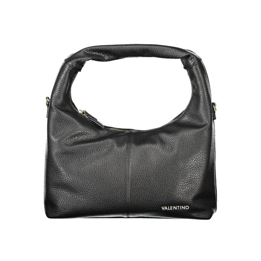 Mario Valentino Black Polyurethane Women Shoulder Bag - ClickThatClicks 