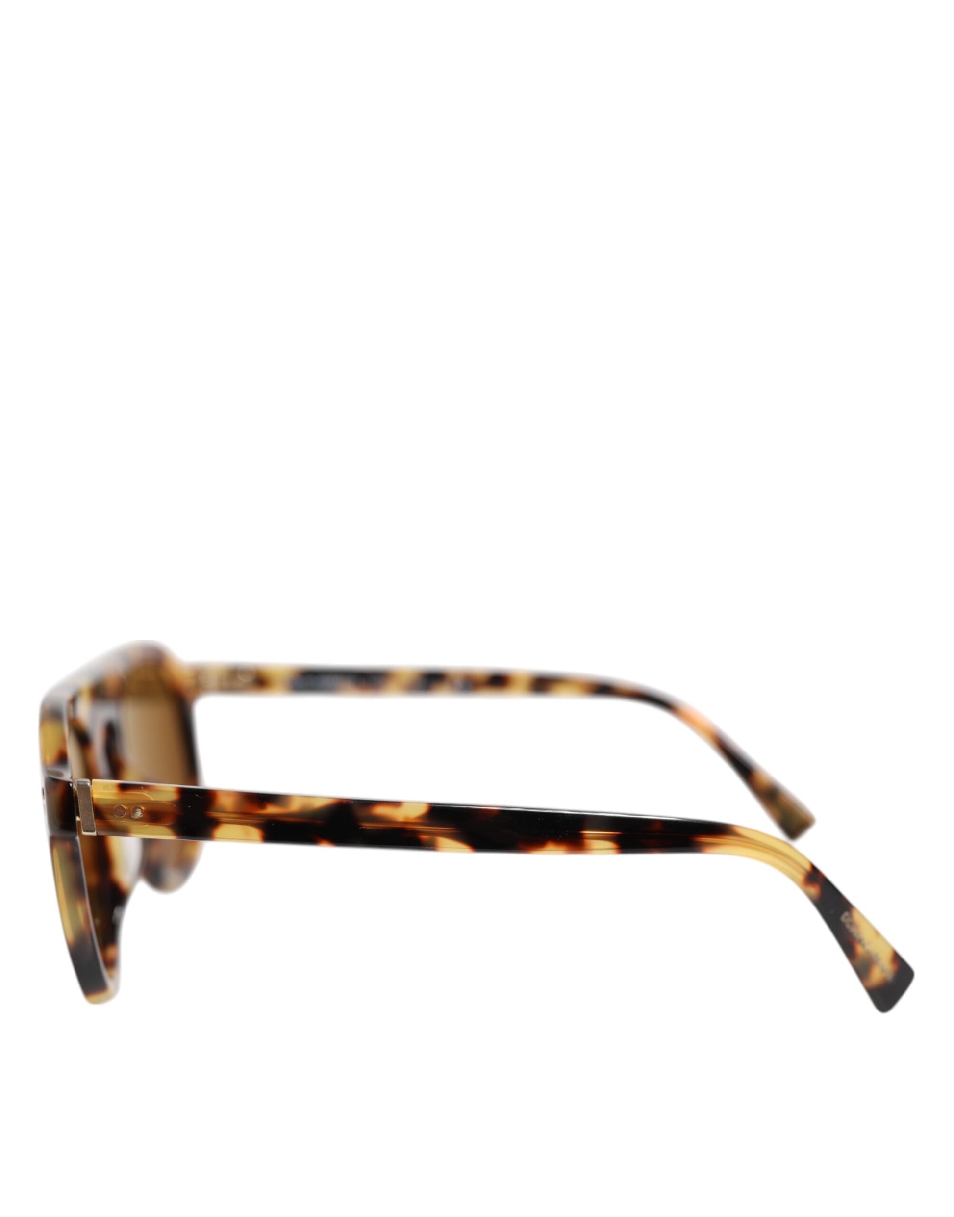 Dolce & Gabbana Brown Acetate Round Leopard Print Eyewear Sunglasses - ClickThatClicks 
