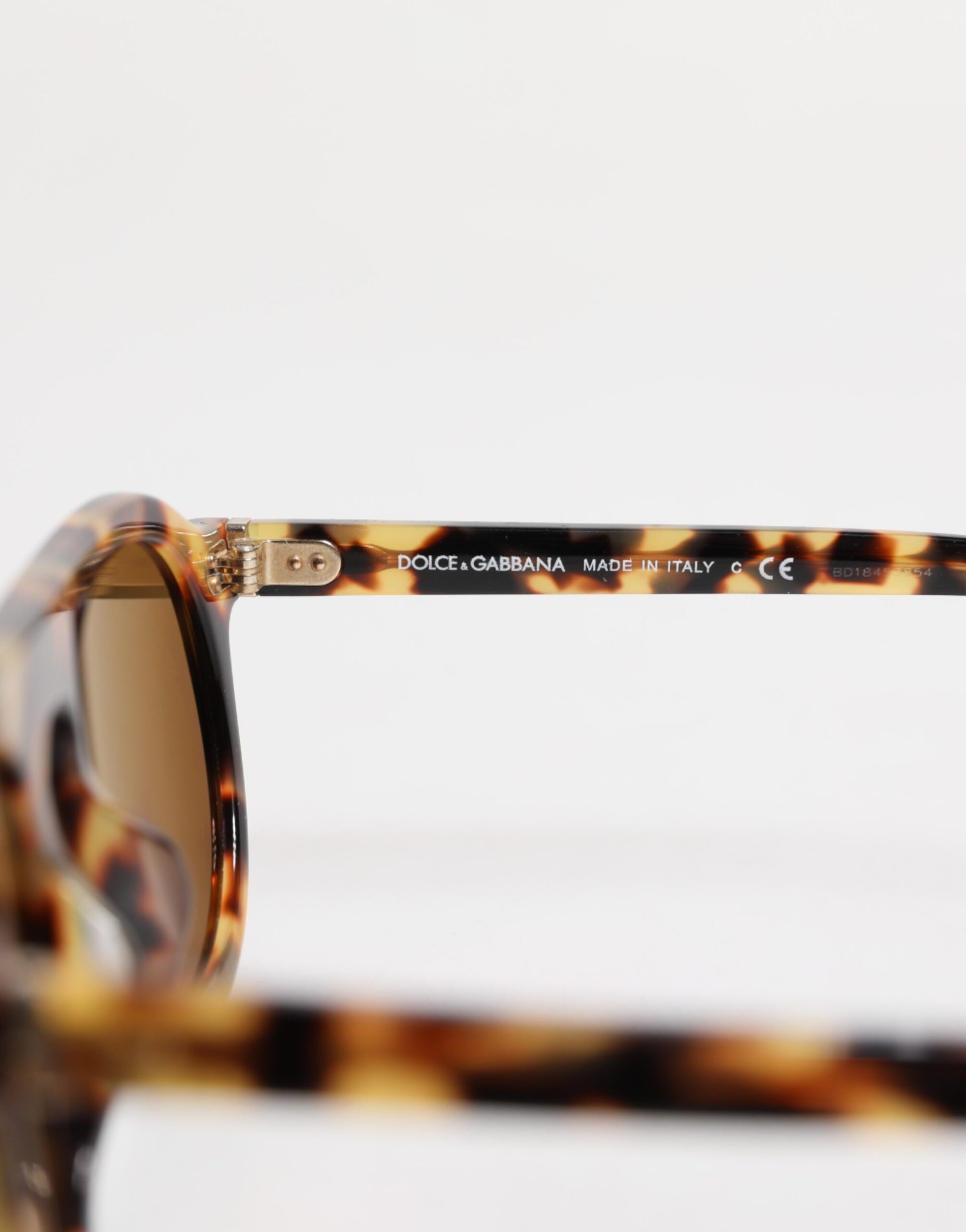 Dolce & Gabbana Brown Acetate Round Leopard Print Eyewear Sunglasses - ClickThatClicks 