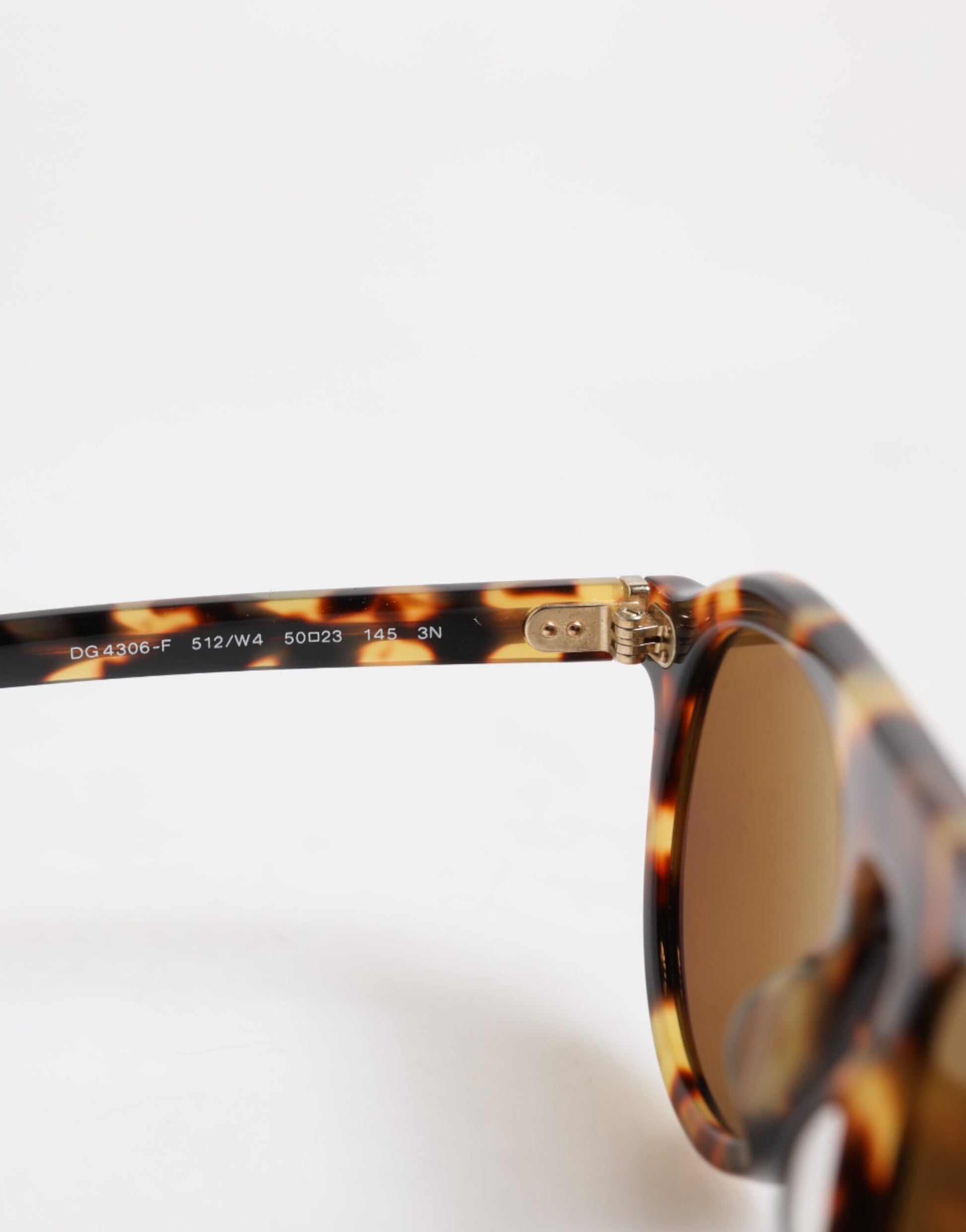 Dolce & Gabbana Brown Acetate Round Leopard Print Eyewear Sunglasses - ClickThatClicks 