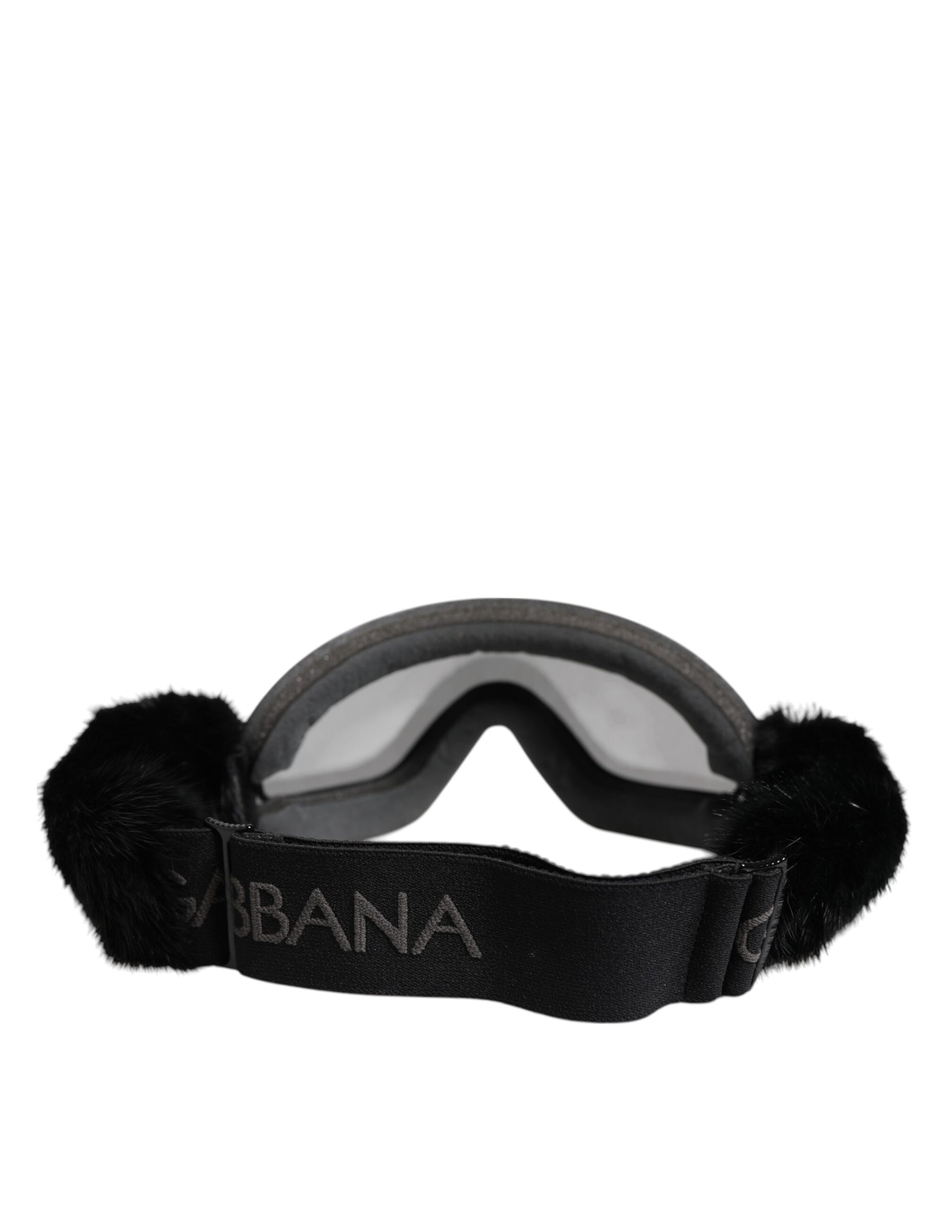 Dolce & Gabbana Black Bi0759 Lace Mirrored Ski Goggles Mask Sunglasses - ClickThatClicks 