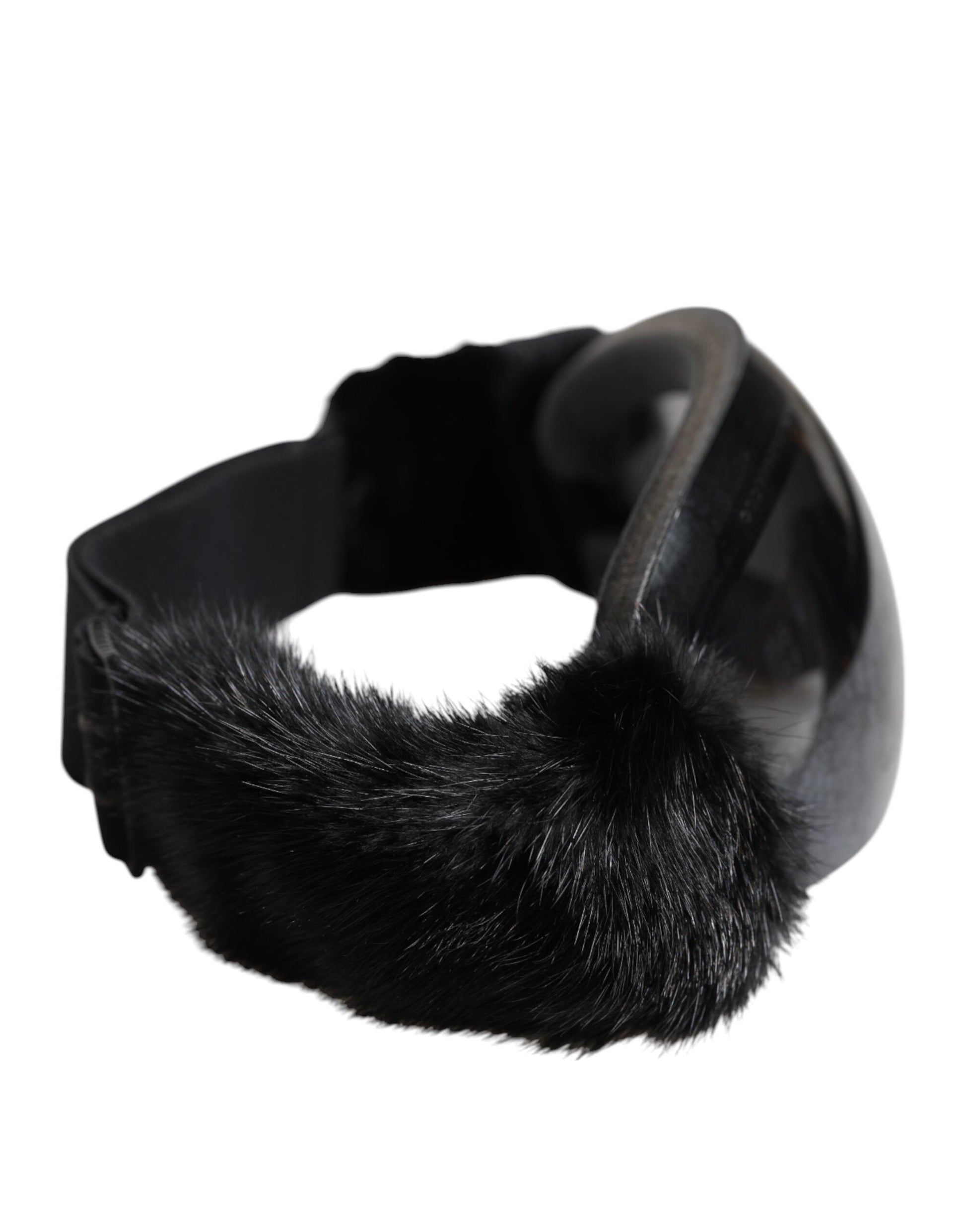 Dolce & Gabbana Black Bi0759 Lace Mirrored Ski Goggles Mask Sunglasses - ClickThatClicks 