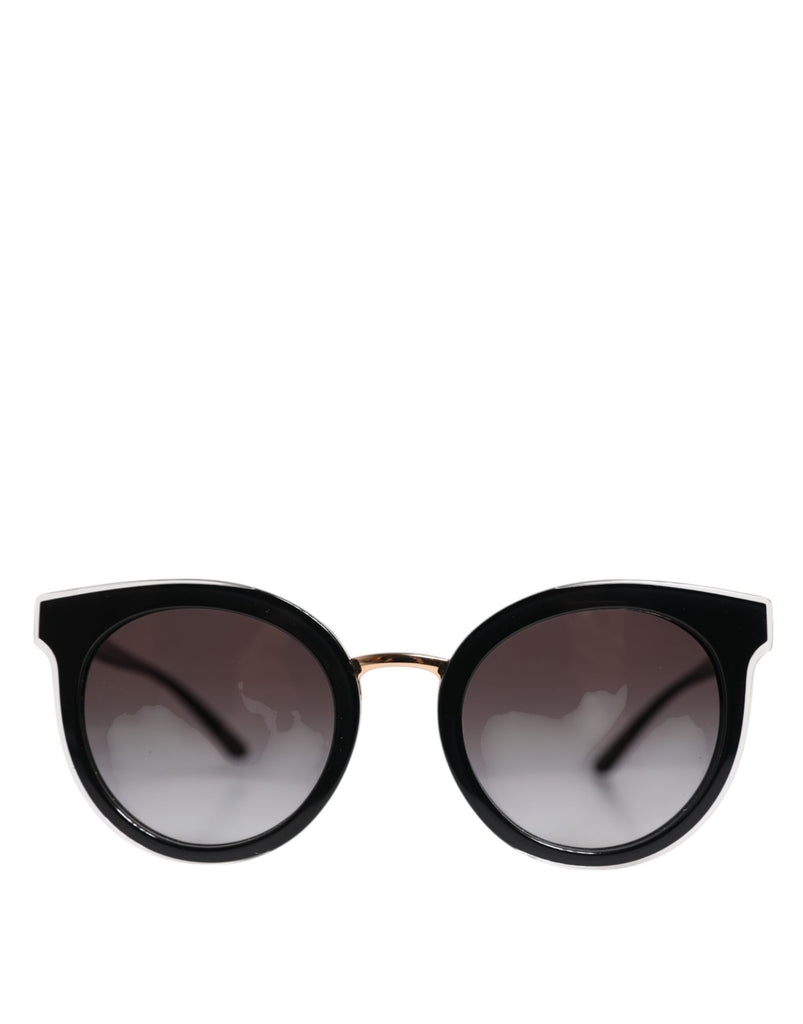 Dolce & Gabbana Black Transparent Trim Round DG4371-F Eyewear Sunglasses