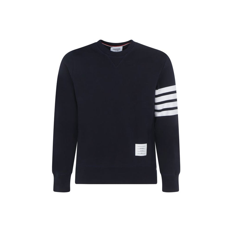 Thom Browne Blue Cotton Sweatshirt