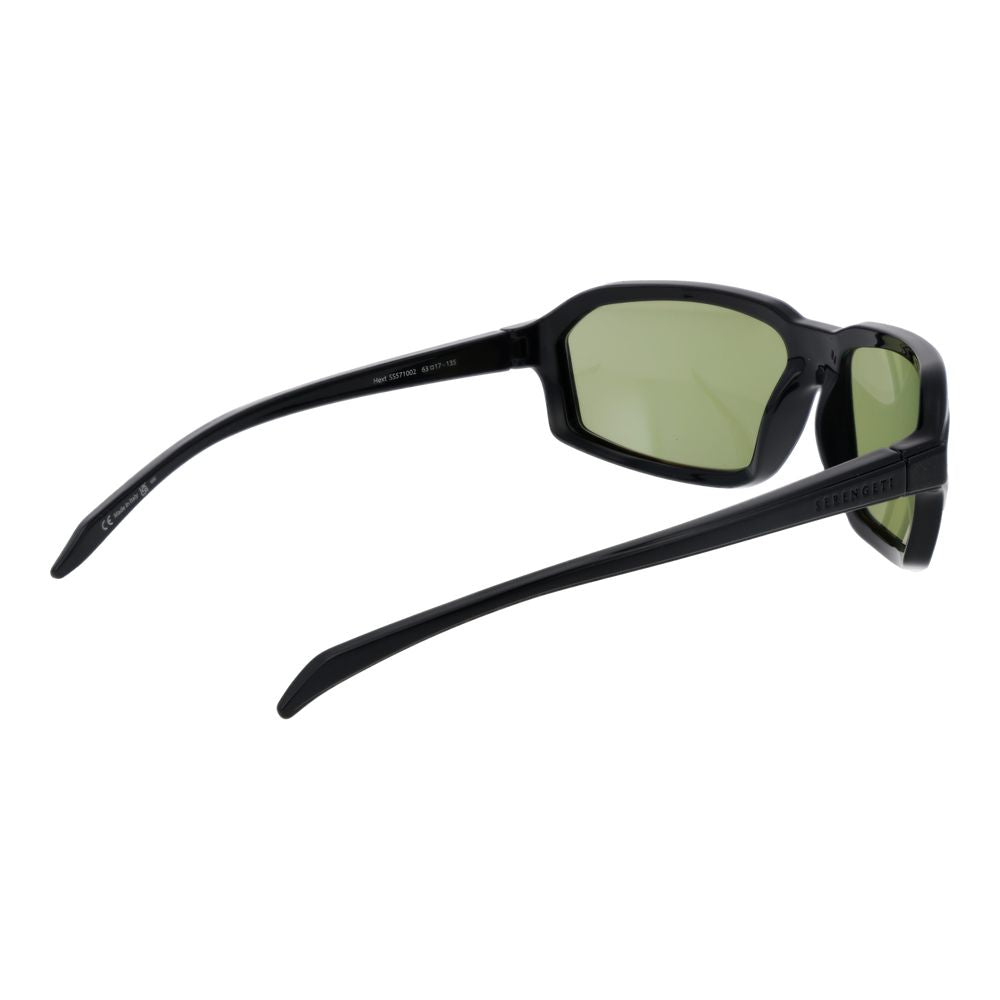 Serengeti Black Plastic Sunglasses - ClickThatClicks 
