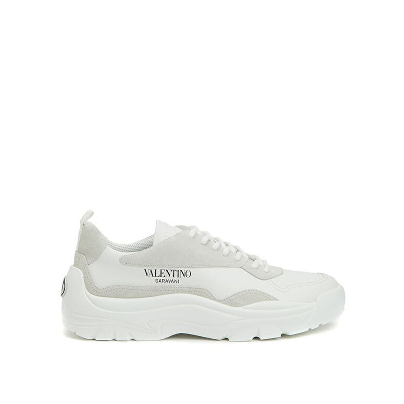 Valentino Garavani White Leather Low Top Sneakers
