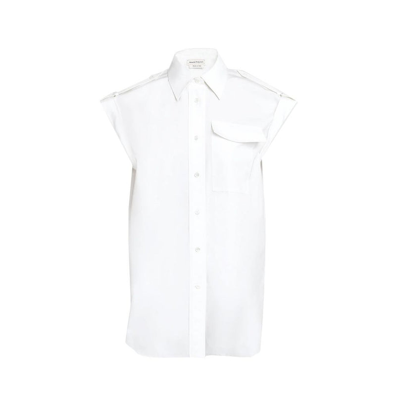 Alexander McQueen White Cotton Shirt