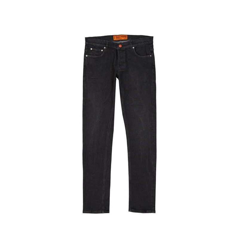 Heron Preston Black Cotton Slim Fit Jeans