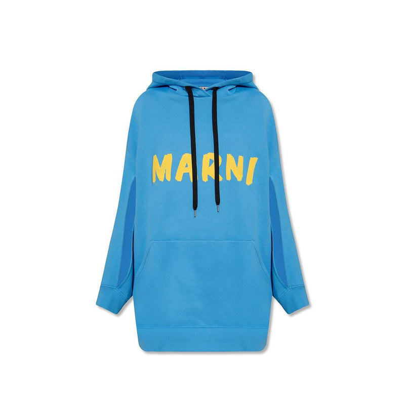Marni Blue Cotton Sweatshirt