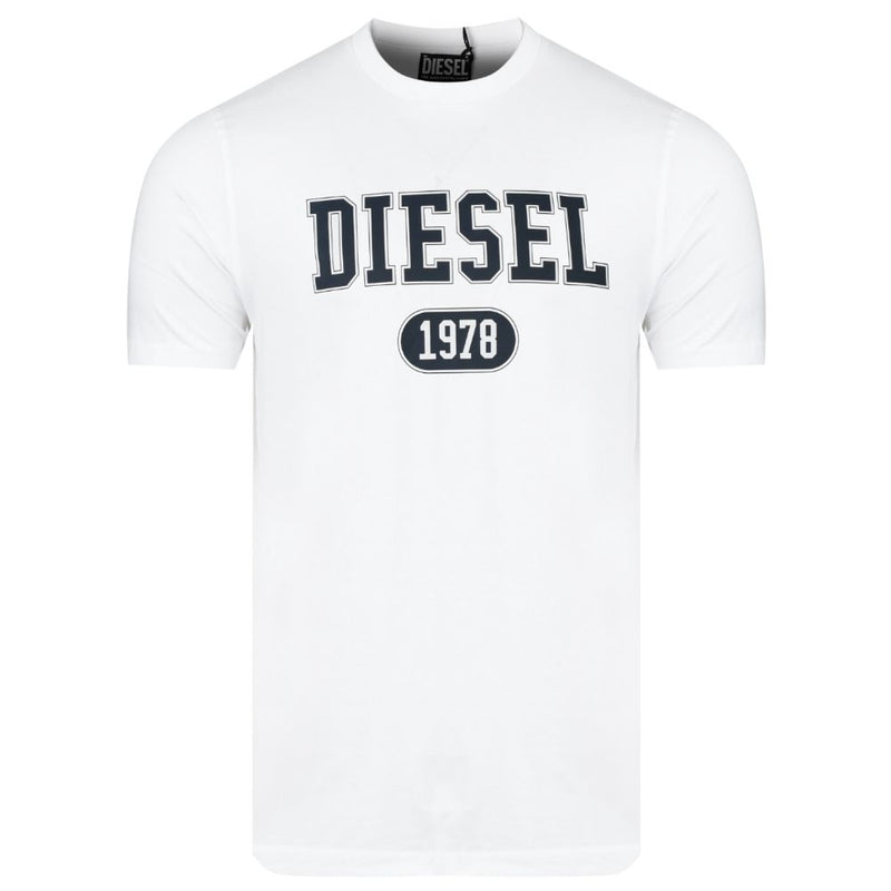 Diesel White Cotton T-Shirt