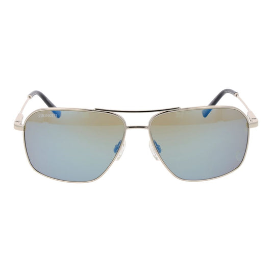 Serengeti Silver Metal Sunglasses - ClickThatClicks 