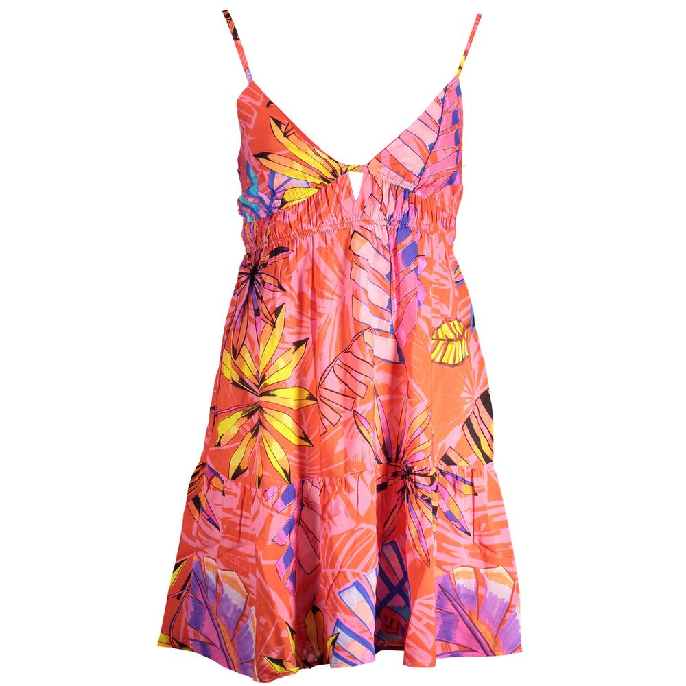Desigual Rosso Polyester Women Dress - ClickThatClicks 