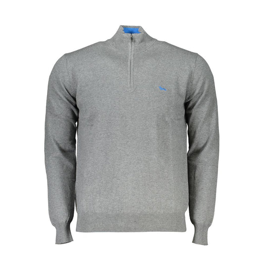 Harmont & Blaine Grigio Cotton Men Sweater - ClickThatClicks 