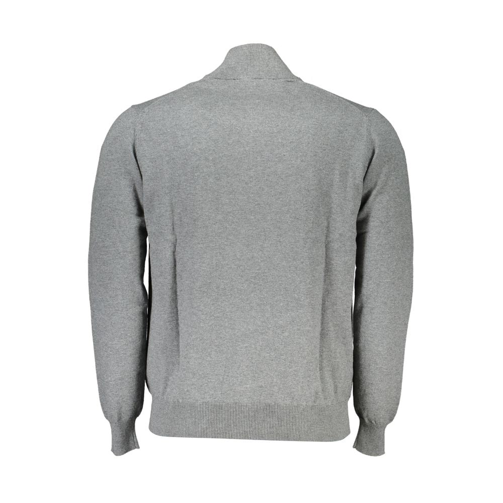 Harmont & Blaine Grigio Cotton Men Sweater - ClickThatClicks 
