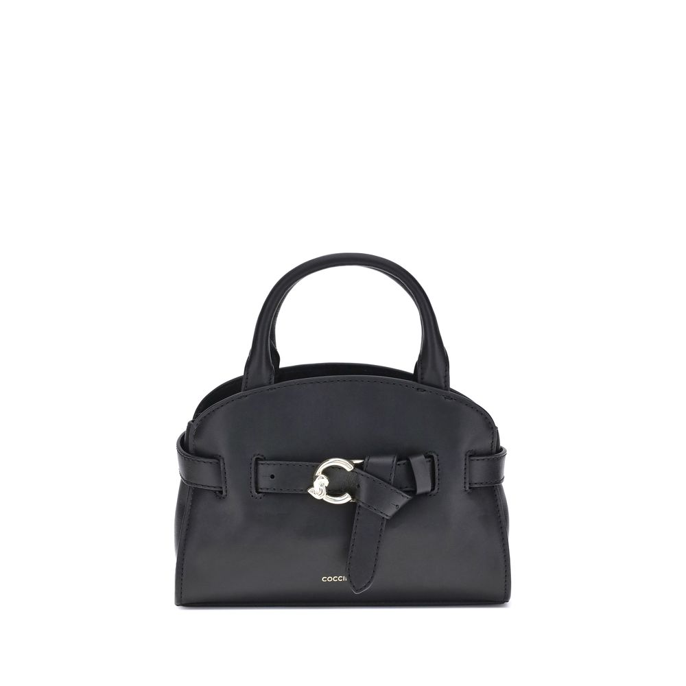 Coccinelle Black Calf Leather Bos Taurus Handbag - ClickThatClicks 