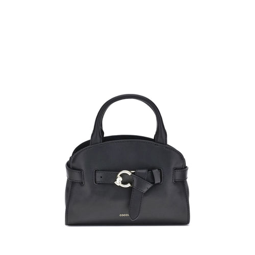 Coccinelle Black Calf Leather Bos Taurus Handbag - ClickThatClicks 