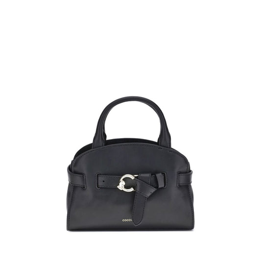 Coccinelle Black Calf Leather Bos Taurus Handbag - ClickThatClicks 