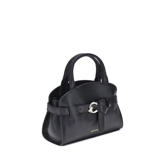 Coccinelle Black Calf Leather Bos Taurus Handbag - ClickThatClicks 