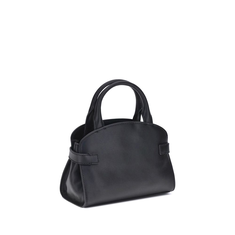 Coccinelle Black Calf Leather Bos Taurus Handbag - ClickThatClicks 