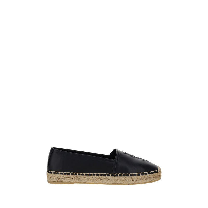 Saint Laurent Black Lamb Ovis Aries Aries Espadrilles