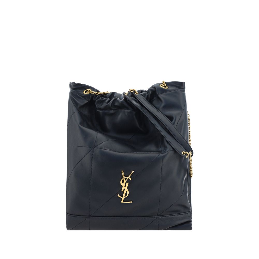 Saint Laurent Black Lamb Ovis Aries Aries Shoulder Bag - ClickThatClicks 