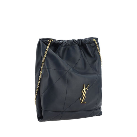Saint Laurent Black Lamb Ovis Aries Aries Shoulder Bag - ClickThatClicks 