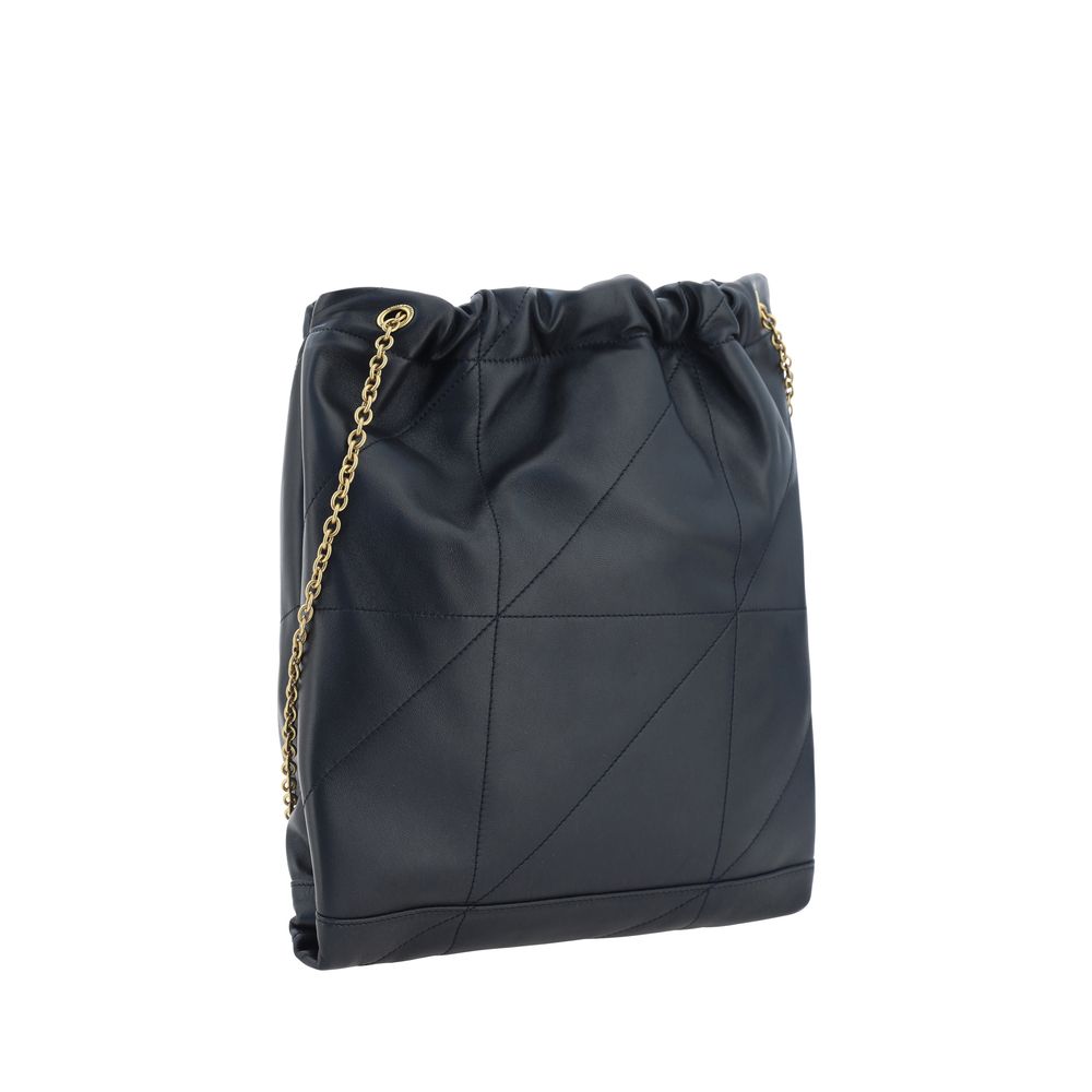Saint Laurent Black Lamb Ovis Aries Aries Shoulder Bag - ClickThatClicks 