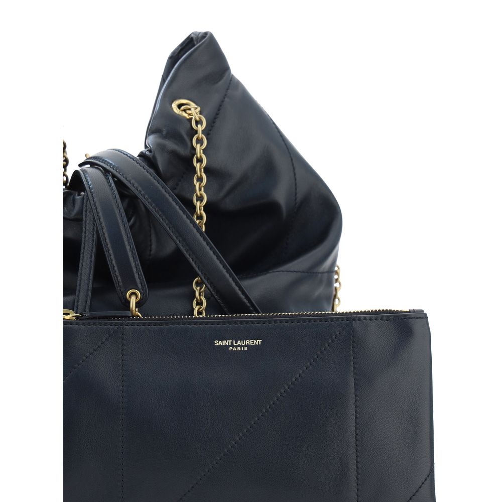 Saint Laurent Black Lamb Ovis Aries Aries Shoulder Bag - ClickThatClicks 