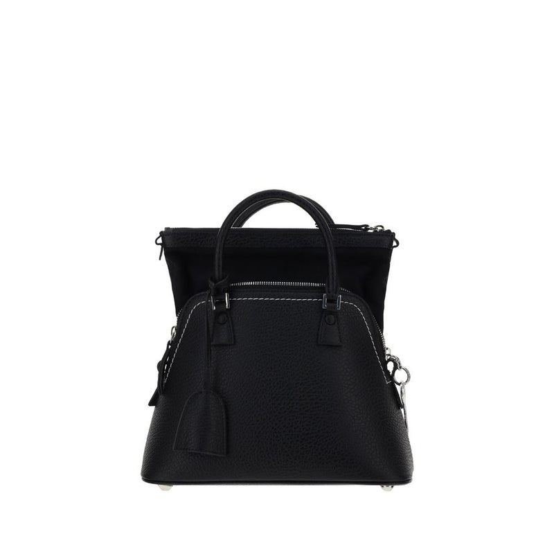 Margiela Black Calf Leather Bos Taurus Handbag