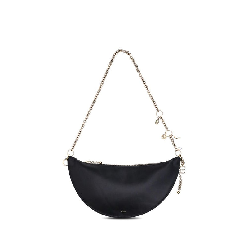 Chloé Black Calf Leather Bos Taurus Shoulder Bag