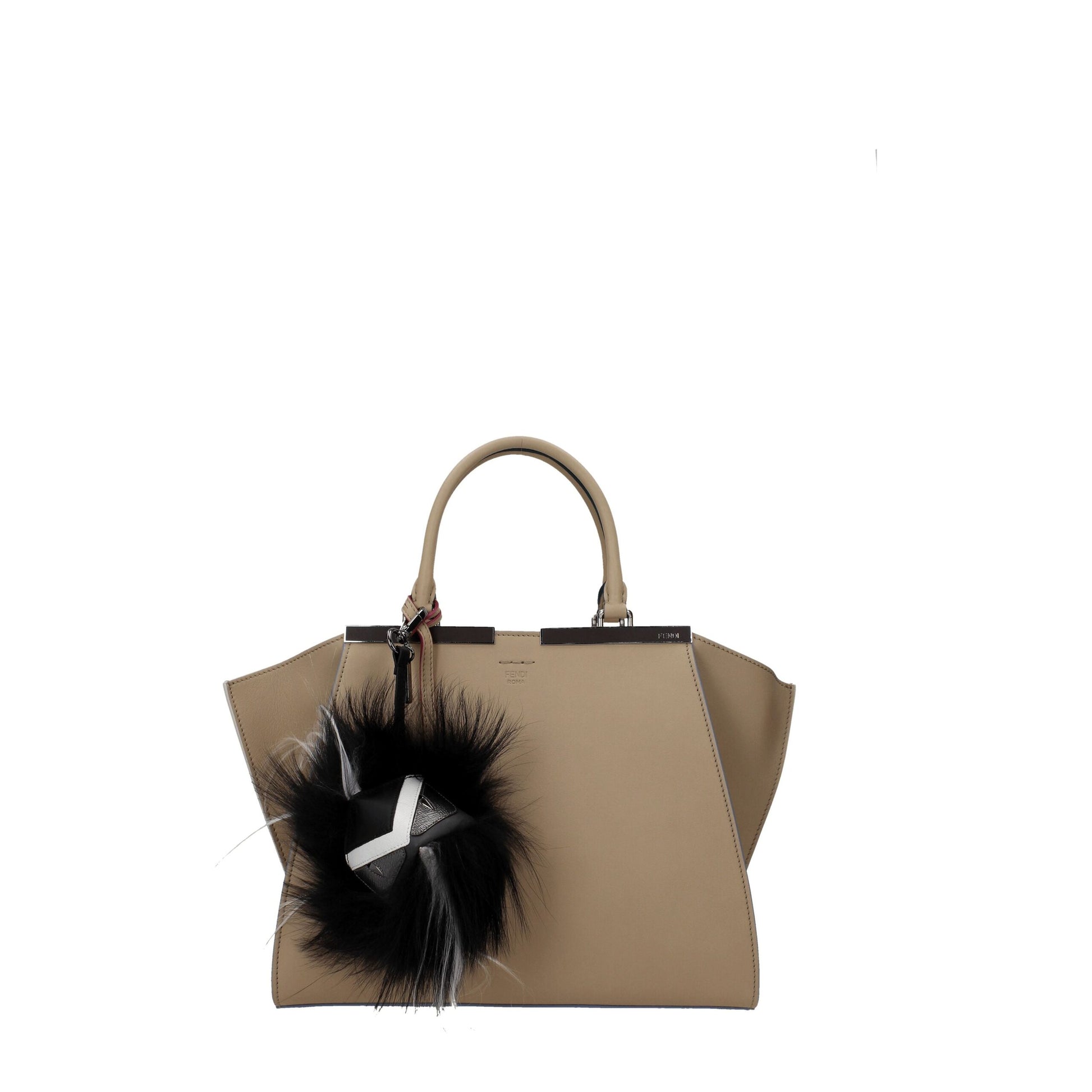 Fendi Black Leather Keychain - ClickThatClicks 