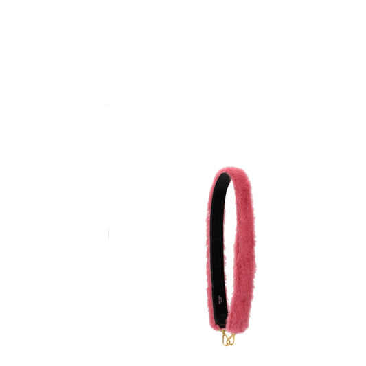 Prada Pink Fur Shoulder Bag - ClickThatClicks 
