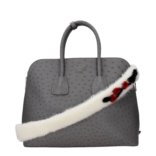 Prada White Leather Shoulder Bag - ClickThatClicks 